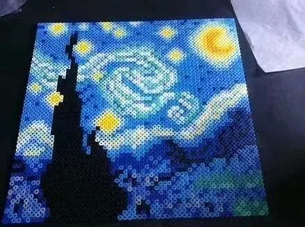 20-80 Colors Mini 2.6 Hama Beads kits and Tool template Education Toy Perler Fuse Bead Jigsaw Puzzle 3D For Children 5