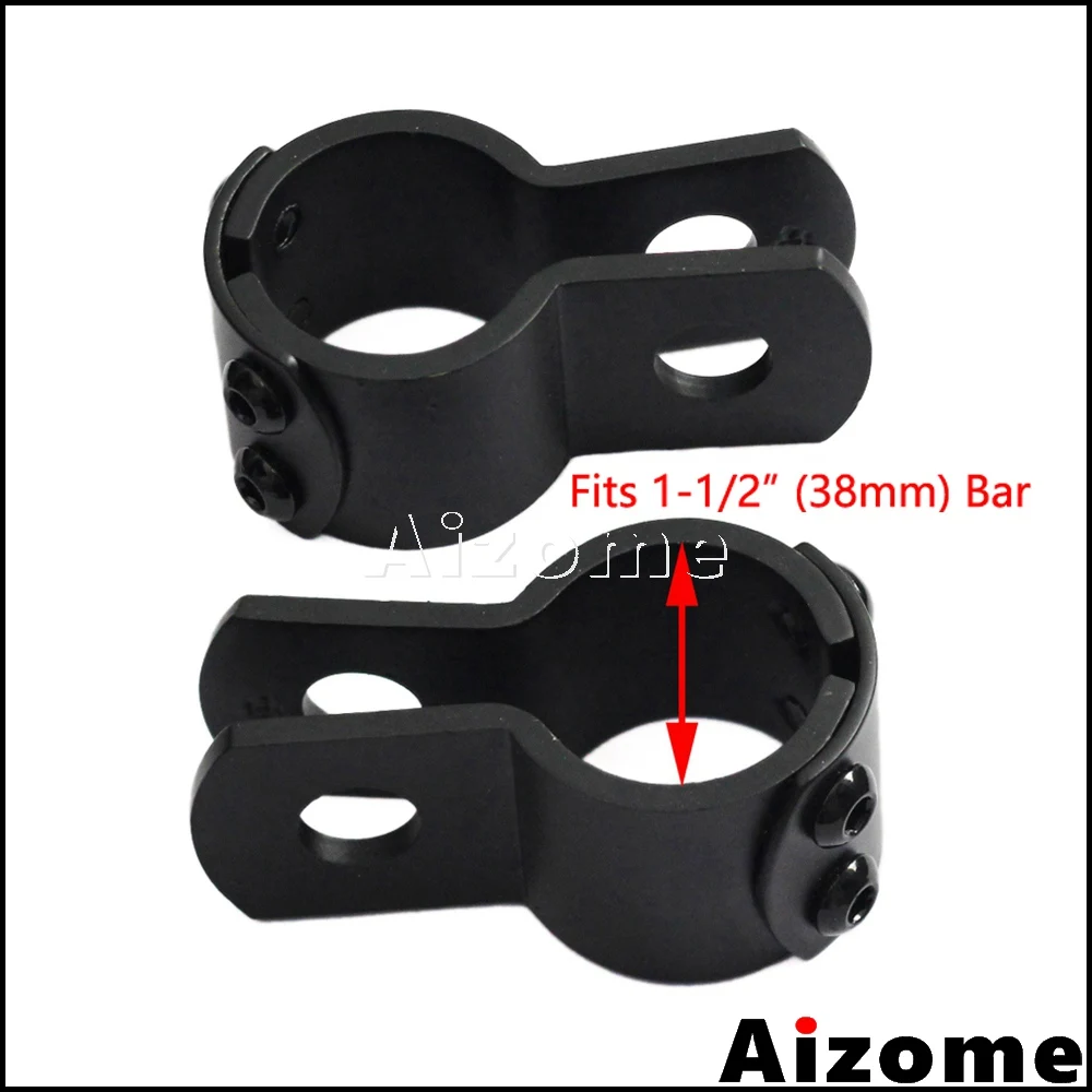 Appui Pied 28mm/32mm/38mm Autoroute Moteur Garde Crash Bars Repose-pieds Pinces De Montage Pour Ha&rley Sportster Softail GL1500