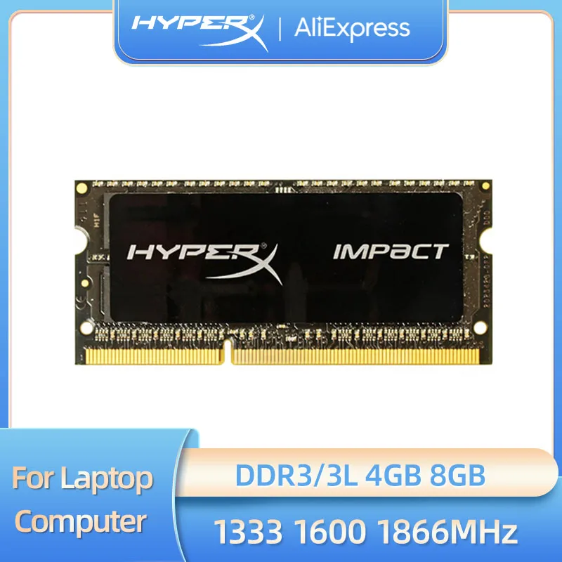 

Память для ноутбука 4 ГБ/8 ГБ, Sodimm DDR3, DDR3L-12800 1866 МГц 1600 МГц 1333 МГц PC3L