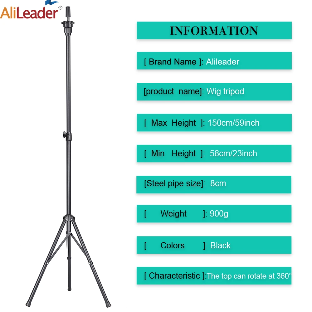 Wholesale Good Quality Black Iron Mannequin Tripod Stand - China Hair  Accessories and Salon Equipment price