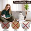 3Pcs Sofa Headrest Cover Soft Polyester Recliner Headrest Protector Wear Resistant Recliner Headrest Cover Anti-Fade Sofa Head 4
