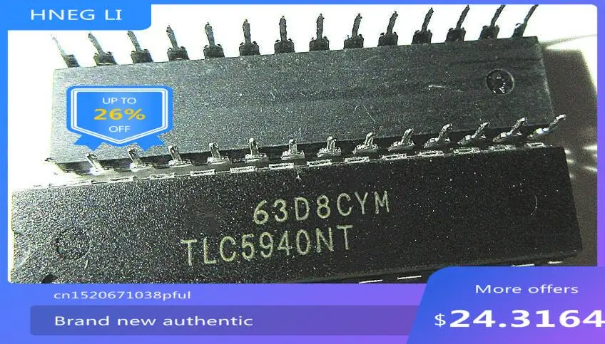 цена 100% NEW Free shipping    TLC5940NT TLC5940  MODULE new in stock Free Shipping