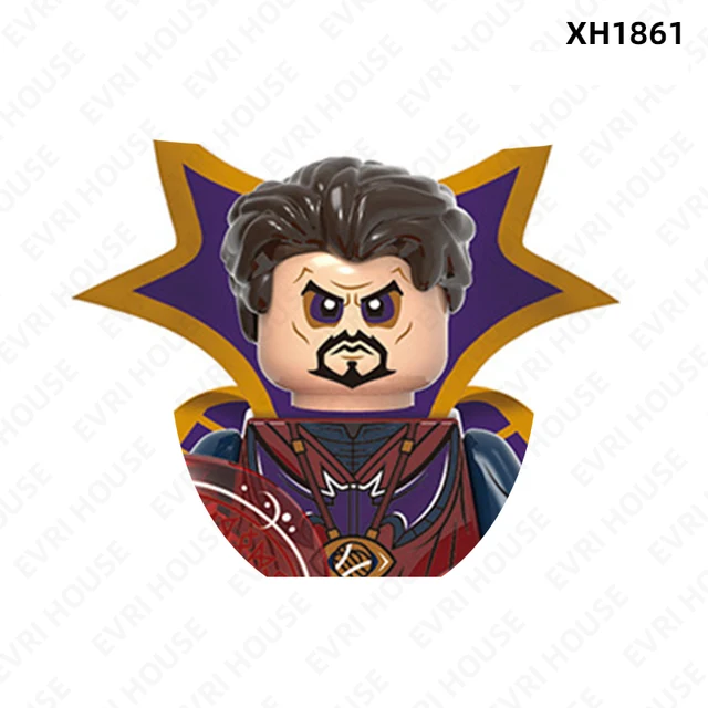 Superhero Strange Multiverse Action Figures Scarlet Witch Mordo Wong Mini Bricks Disney Building Blocks Toys for Children XH1861