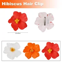 Pinces à cheveux à fleurs hawaïennes, couvre-chef, frange latérale, pinces à cheveux BB romantiques, accessoires pour cheveux, vacances adaptées aux fêtes sur la plage 6