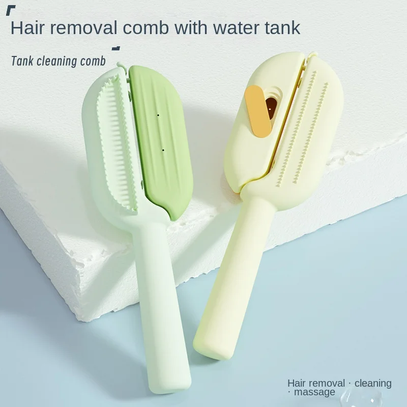

Pet Comb Hair Removal with Water Tank Cleaning Comb Dog Cat Knot Untying Comb Brush Hair Beauty Care