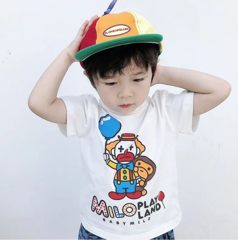Children cap Helicopter Propeller Baseball Caps Colorful Patchwork Cap Hat Bamboo Dragonfly Children Boys Girls Snapback