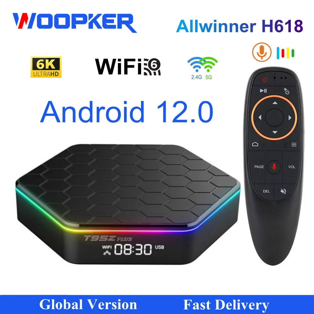 50pcs T95z Plus Android 12.0 Tv Box Allwinner H618 6k 2.4g 5g Dual Band Wifi6 Bt5.0 Media Player 4gb 64b Global Version Tv Box - Set Top Box - AliExpress