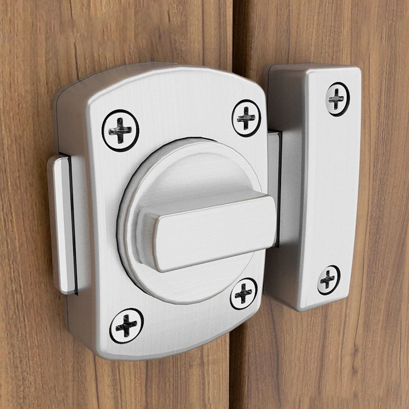 Door Lock Cast Metal Hook Latch Lock Toilet Doors Right Angle Sliding Gate