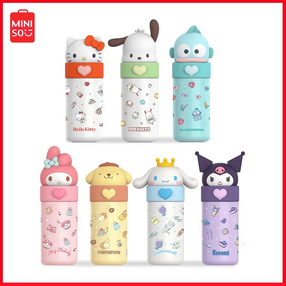 

Новая кавайная мультяшная изоляционная чашка, портативная чашка для воды для пищевых продуктов Sanrio, Вакуумная чашка из нержавеющей стали, милая кофейная чашка, подарки для девочек