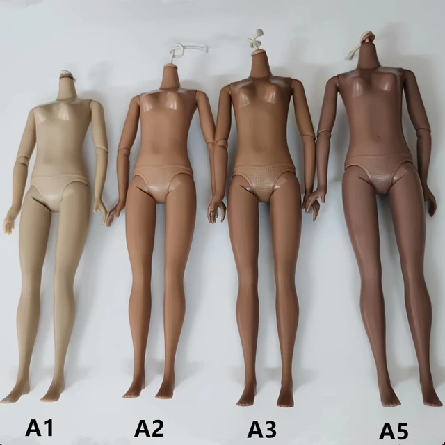 Doll Joint Body 30 Cm, Body Xe Brown Doll, 30cm Doll Body, Doll 4 1 Body