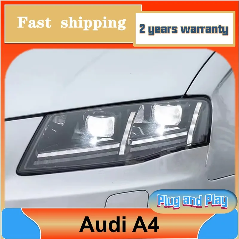 

Car Styling for Audi A4 B8 Front Lights 2009-2012 A4L Headlight B8 DRL Turn Signal Low High Beam Projector Lens