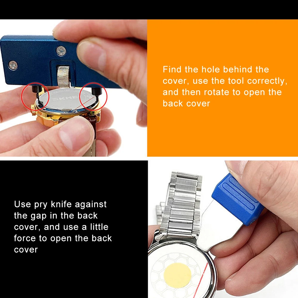 Wrist Watch Tool To Take The Back Off A Watch 12pcs Watch Battery