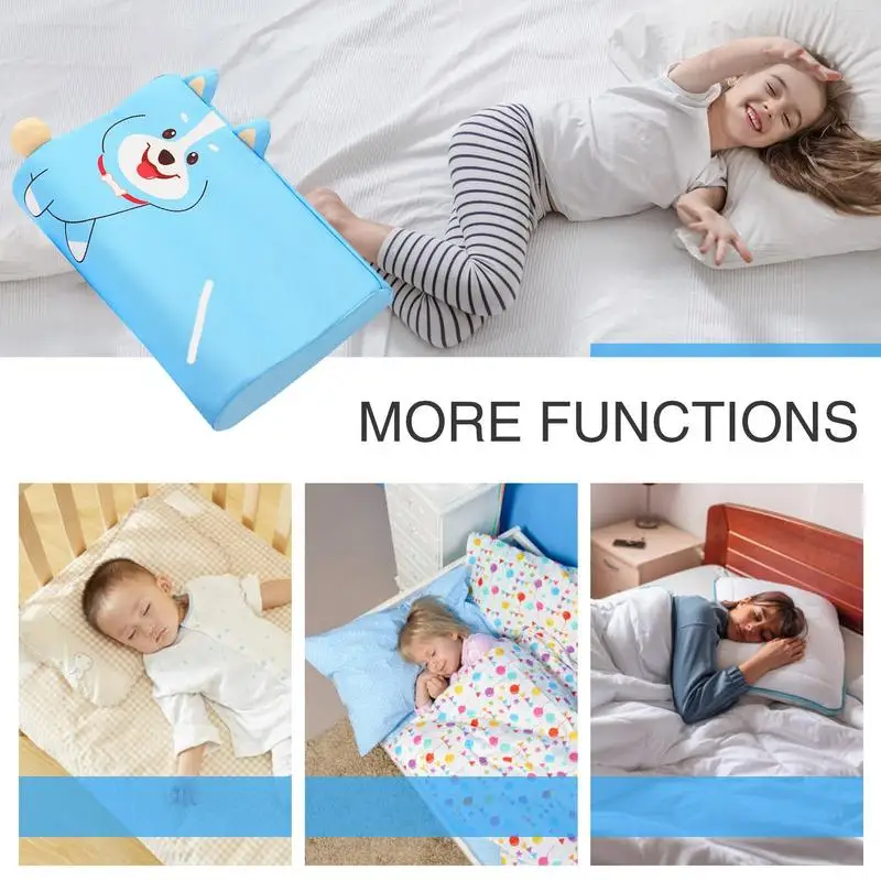 Ergonomic Bed Pillow Rebound Orthopedic Pillow Support NeckRelief Cervical Pillow Skin-Friendly Kids Travel Cushion 4