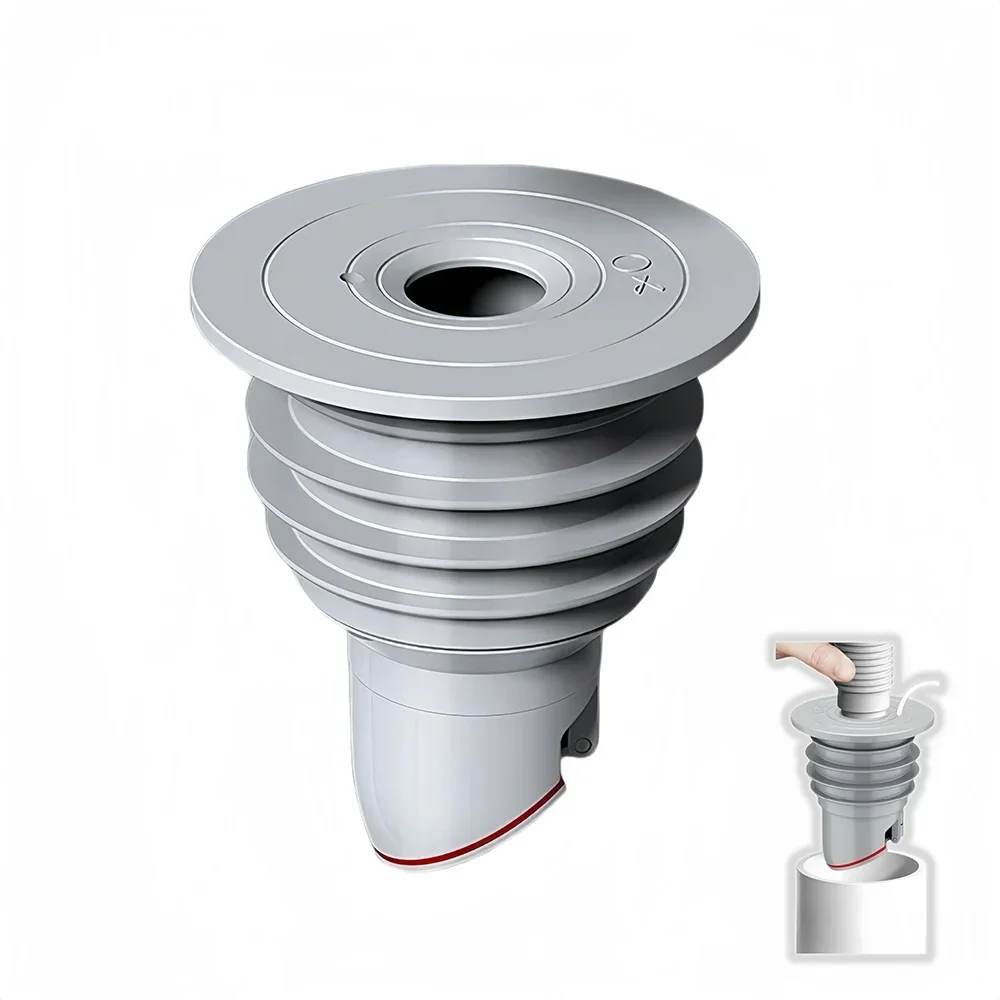 Description Picture 4 of itemSilicone Drains Sewer Pipe Floor Drain Anti Odor Sewer Seal Stopper Water Pipe Plug Bathroom Shower Drainer Bathroom Accessories