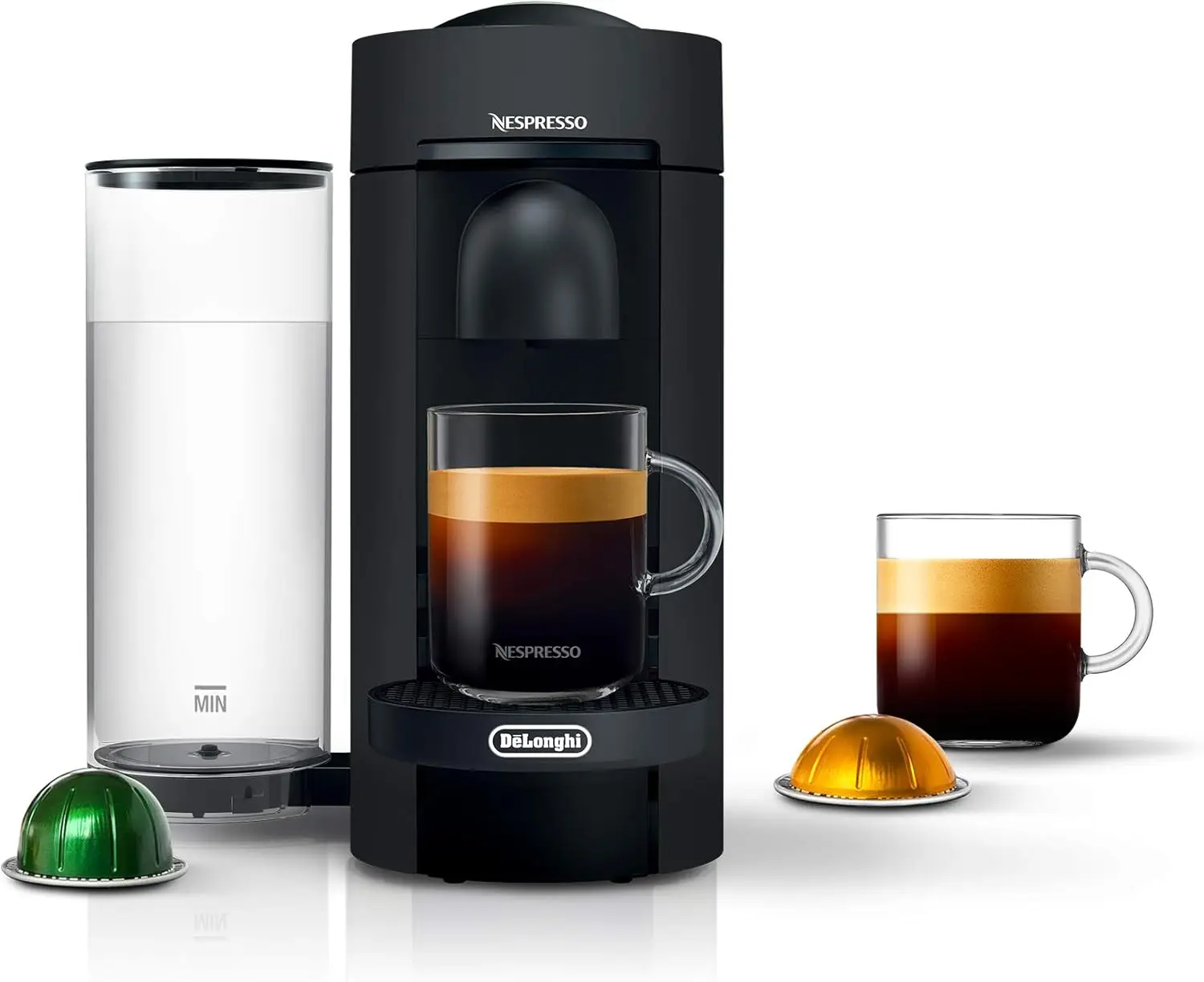 

Coffee and Espresso Maker , Matte Black