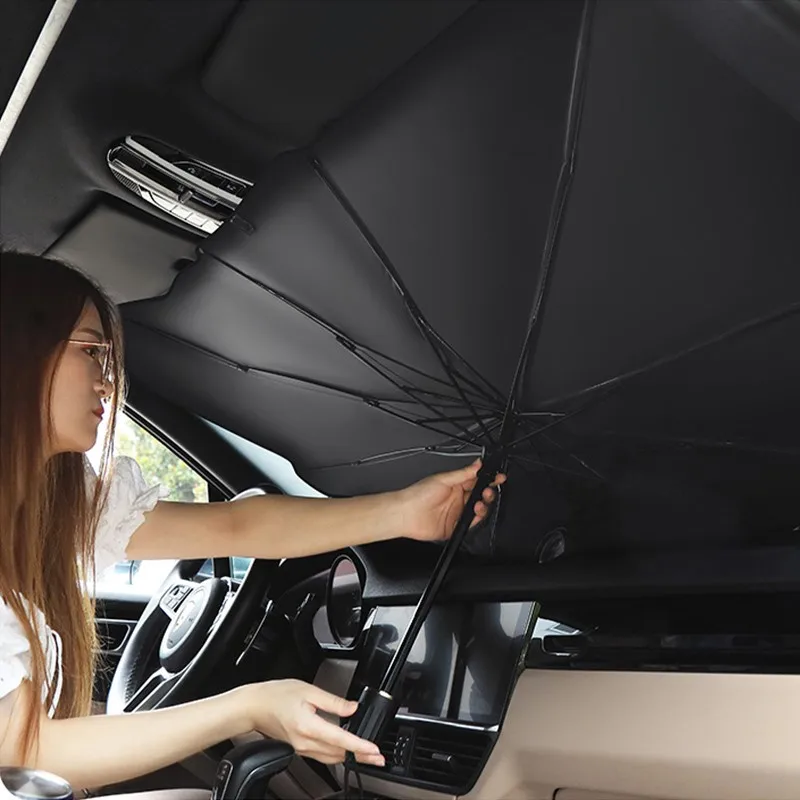 Premium Foldable Windshield Sun Shade Umbrella
