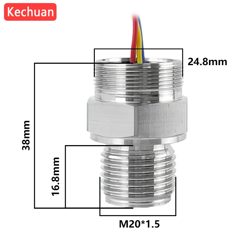Flat film pressure sensor 4-20mA high-precision remote transmission diaphragm sanitary pressure sensor