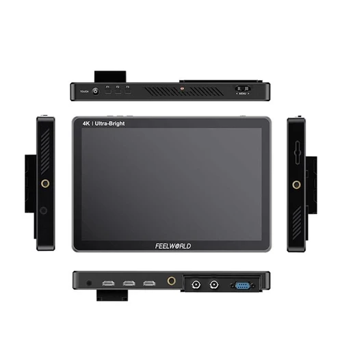 FEELWORLD LUT11S 울트라 브라이트 IPS 터치 스크린 3DLUT 3G-SDI HDMI DSLR 카메라 필드 모니터, F970 외장, 10.1 인치, 2000nit 4