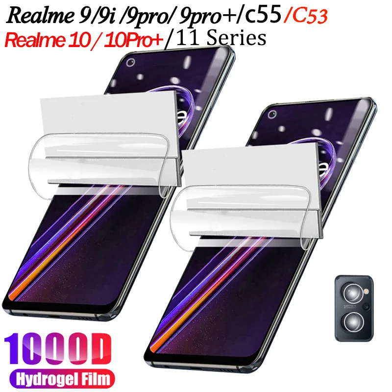 Realme C 53,Realme C55 Hydrogel Screen Protector Realme 11 Pro Plus Idrogel Pellicola Realme 9 Pro Plus 9 I Realmec55 Screen Protector Per Realme 10 P