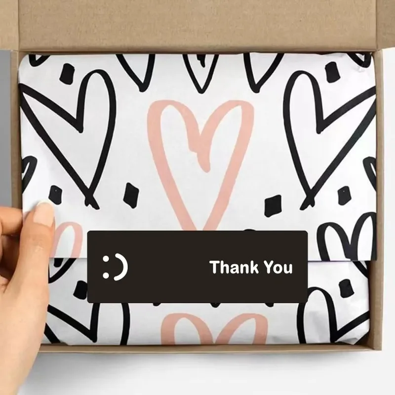 Smiling Face Black and White Seal Stickers, Homemade Packaging, Decorative Labels, Gift Ideas, Interesting and Practical