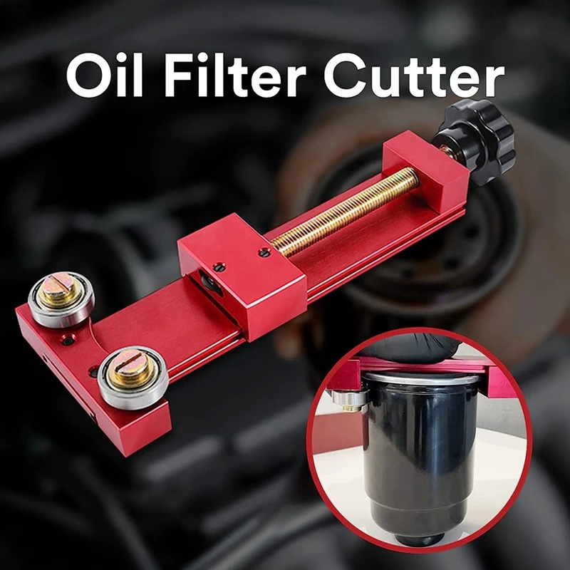 66490 Oil Filter Cutter Oil Filter Removal Tool Universal Cutting Range 1-3/4 Inch To 5-3/4 Inch