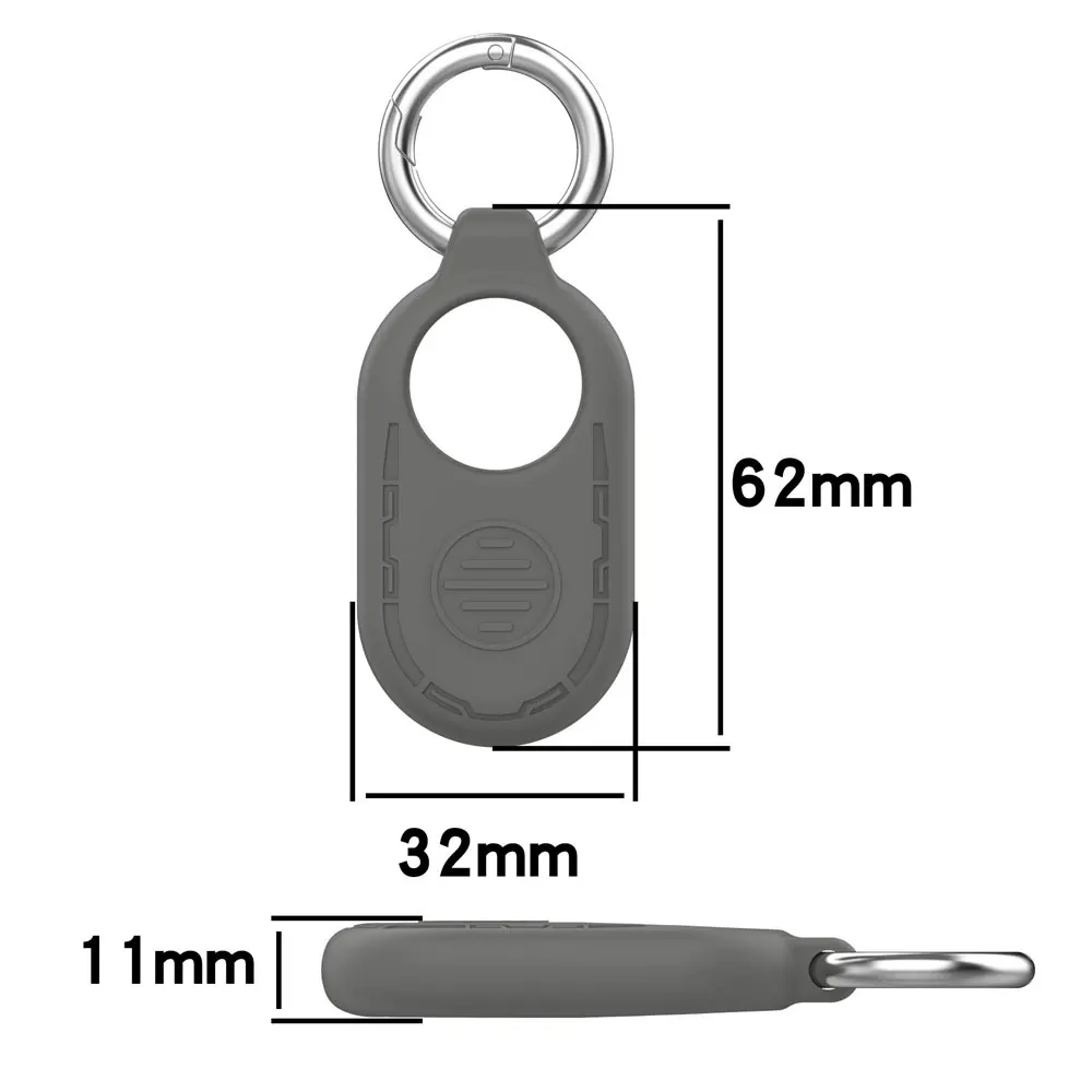 For Samsung Galaxy SmartTag 2 Locator Case Keychain Anti-lost Cover Sleeve Soft Silicone Protective Case