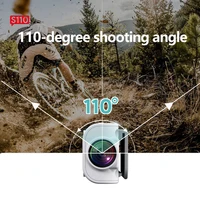 2.7K HD FPV Glasses Camera Wearable WiFi Video Camcorder 110°Wide Angle Lens Anti-shake Built-in Battery APP Control FPV Camera 2