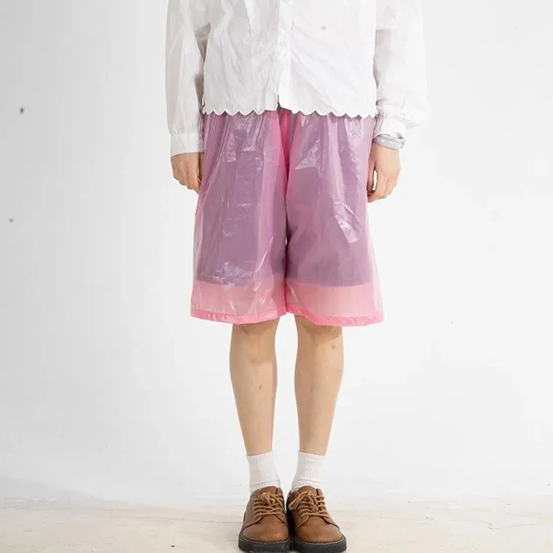 TPU 투명 플라스틱 반바지, 부드러운 탄성, 조용한 누출 방지, ABDL 성인  기저귀 바지, 커플 야외 스포츠 방수, 신제품
