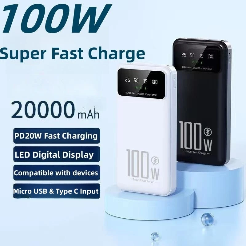 20000mah Mobile Power Bank Usb Powerbank  Mobile Power 20000mah Fast  Charging - Power Bank - Aliexpress