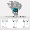 550N.m Cordless Brushless Electric Impact Wrench 1/2 Inch Rechargeable Wrench Protable Home Power Tools Fit Makita 18V Battery 4