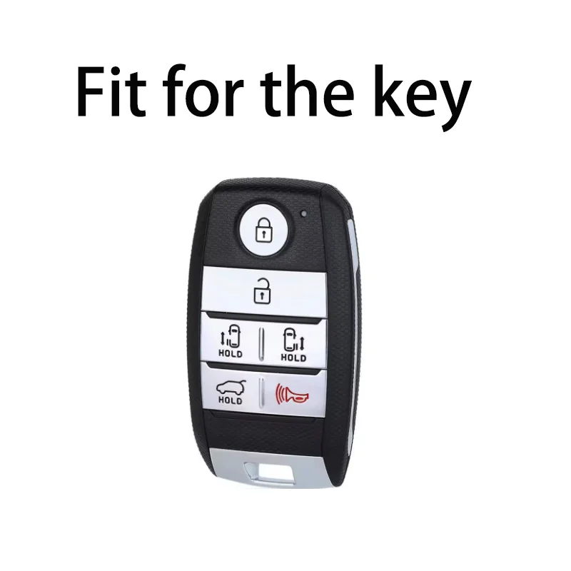 Zinc Alloy for KIA Sedona Grand Carnival Sorento Car Key Case Cover 6 Button Rem