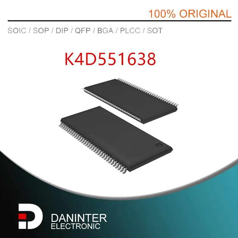 

K4D551638 K4D551638H-LC50 K4D551638H K4H561638 K4H561638H K4H561638H-UCB3 TSOP66 10 шт/Лот