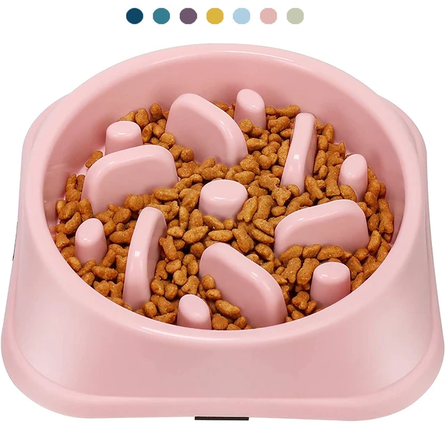 Dog Slow Feeder Bowl Non-Slip Silicone Puzzle Bowl Pet Slower Food Feeding  Dishes Fun Dog Bowls Preventing Choking Dog Food Bowl - AliExpress