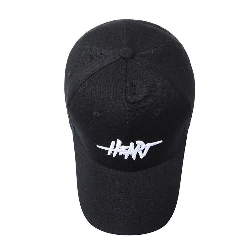 3D Embroidered "HEART" Text Baseball Cap 5