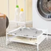 White Mesh Clothes Laundry Drying Rack Sweater Drying Rack For Indoor or Outdoor Delicates Portable Dry Rack Lay Flat Dryer 2