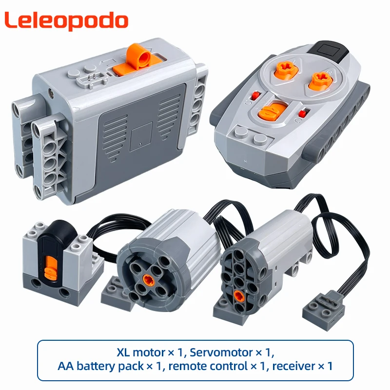 Enhanced Power Functions Servo Red Motor Building Block Toy Accessories