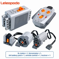 Enhanced Power Functions Servo Red Motor Building Block Toy Accessories (Set 10)