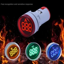 AC 50-500V 0-100A Square LED Digital Voltmeter Ammeter 110V 220V Voltage Current Meter Voltammeter Car Volt Amp Tester Detector