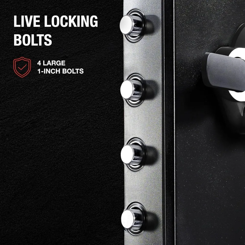 sfw123dsb fireproof safe and waterproof safe with dial combination 1.23 cubic feet gray