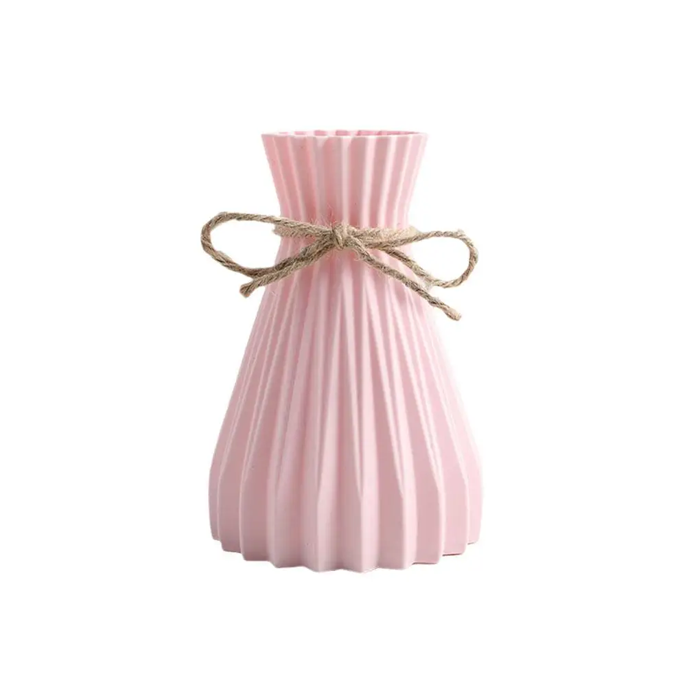 Water Ripple Vase Pineapple Pattern Rope Plastic Vase Flower Decoration Vase Simple Home Simulation Small Fresh O0M5 4