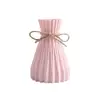 Water Ripple Vase Pineapple Pattern Rope Plastic Vase Flower Decoration Vase Simple Home Simulation Small Fresh O0M5 4