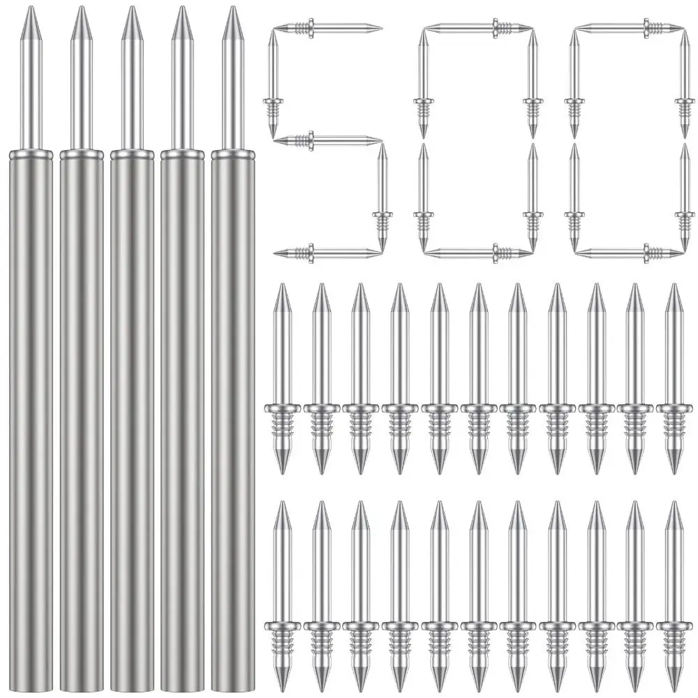 Metal Double Head Seamless Nails for Skirting