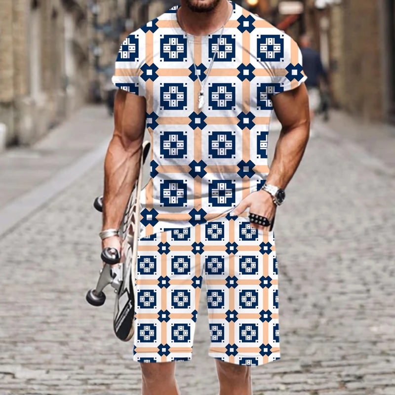 Camisetas de fútbol para hombre y mujer, pantalones cortos, sudadera con  patrón abstracto, ropa de calle, chándal, 2022| | - AliExpress