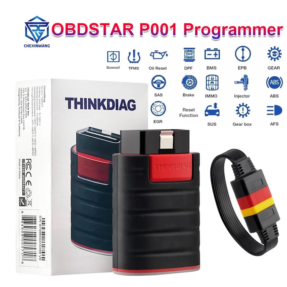 

Original Thinkdiag BT OBD2 Scanner Automotivo OBDII OBD 2 TPMS Code Reader Car Diagnostic Tool for DIY PK MK808 Easydiag