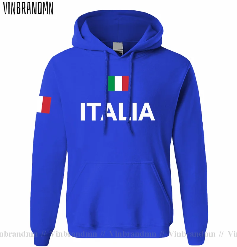 Italy Italia Italian ITA Mens Hoodies Pullovers Hoodie Male