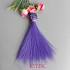 1pcs Doll Hair 15cm 25cm Pink Yellow Purple Green Blue Color Straight Doll Wigs for Russian Handmade Diy Accessory 6
