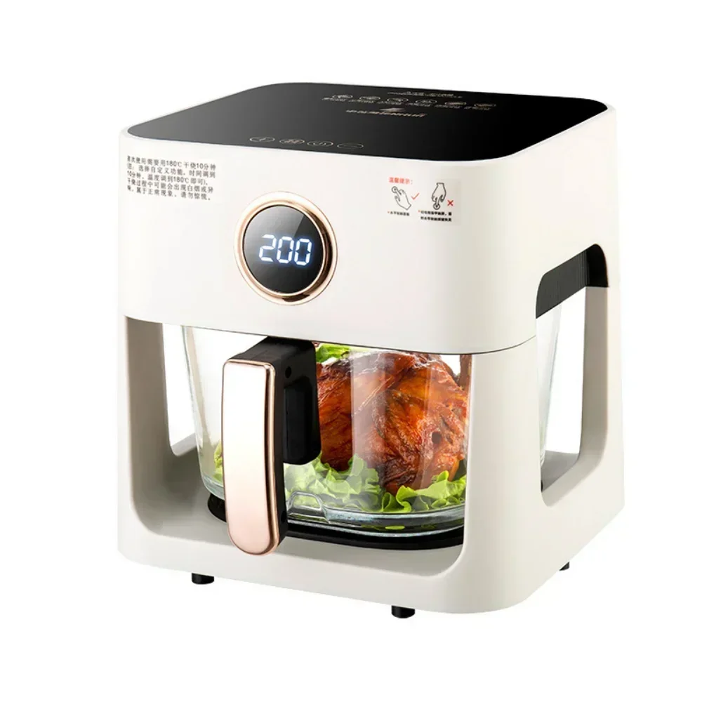 5L Voice control Visible Air fryers Home multifunctional intelligent chip machine Full-automatic electric Airfryers fryer 5