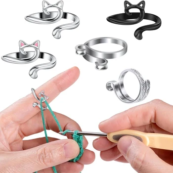 2PCS Adjustable Yarn Guide Rings 1