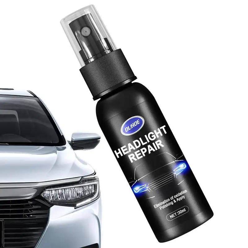 

Car Headlight Repair Fluid 30ml Transparent Non-Stick Restoration Agent Automotive Repair Agent With Strong Adhesion for car