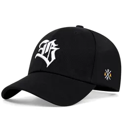 Unisex Gothic Geometric Embroidered Baseball Cap - Adjustable Casual Outdoor Hat with Sunscreen Protection - Adjustable (Black)